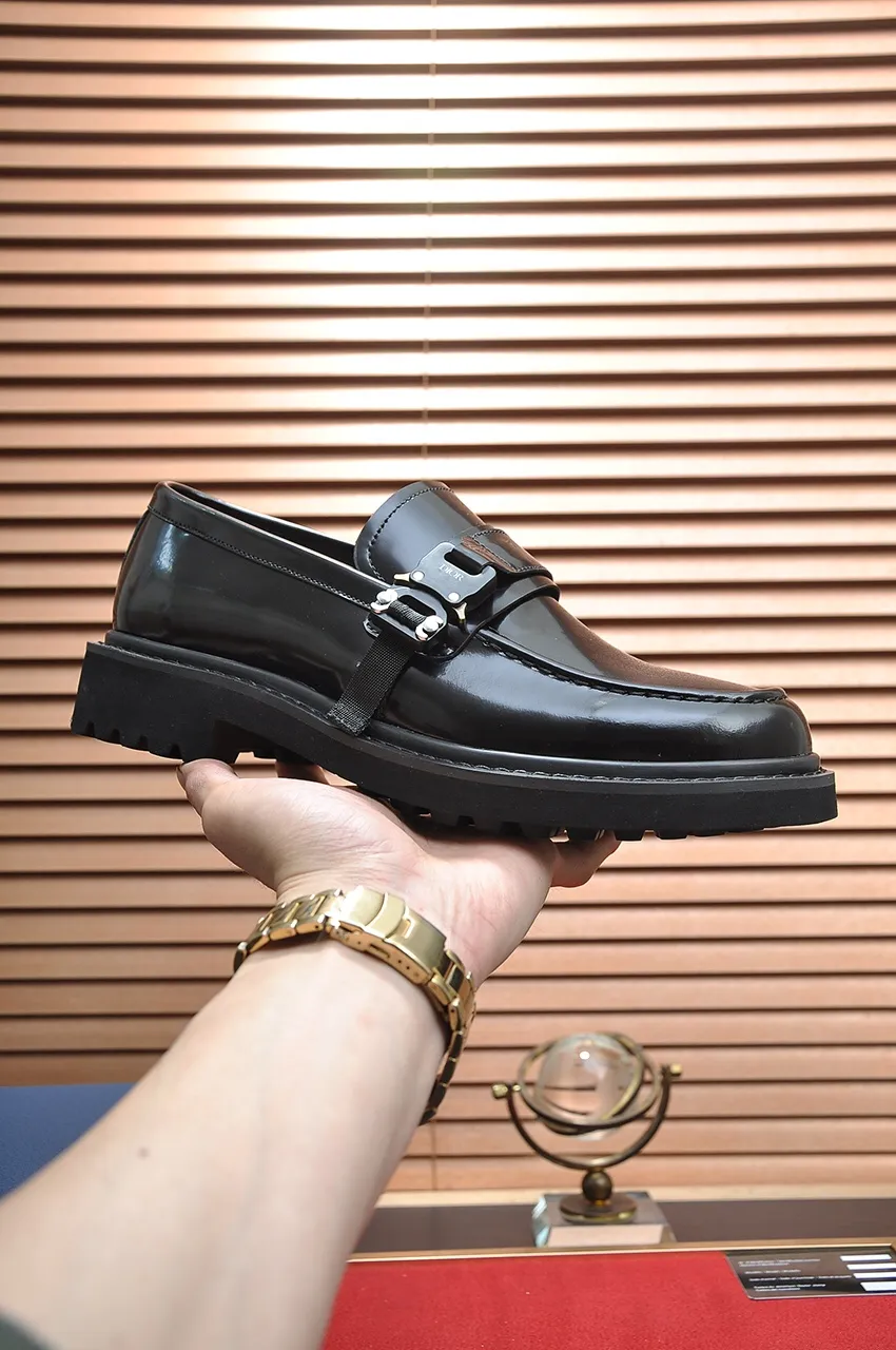 Men's shoes 💰680💶[Dior] (water-dyed cowhide lining) Dior original 1:1 high-quality factory, imported original materials, imported raw cowhide, water-dyed cowhide lining, original TPU outsole, code number: 39-44 (38.45 custom-made)